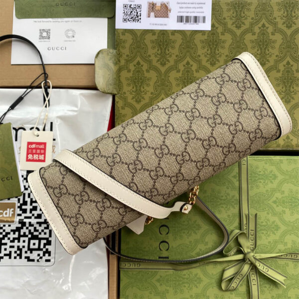 Padlock small GG shoulder bag Beige - Image 6