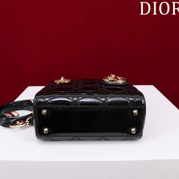 Mini Lady Dior Bag black - Image 6