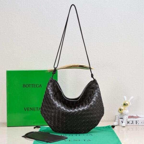 Bottega Veneta Medium Sardine Handbag black - Image 2