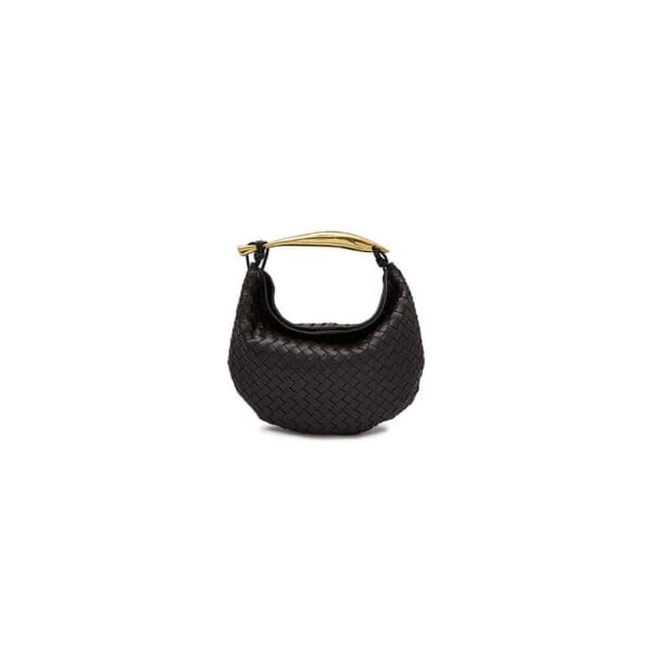 Bottega Veneta Medium Sardine Handbag black