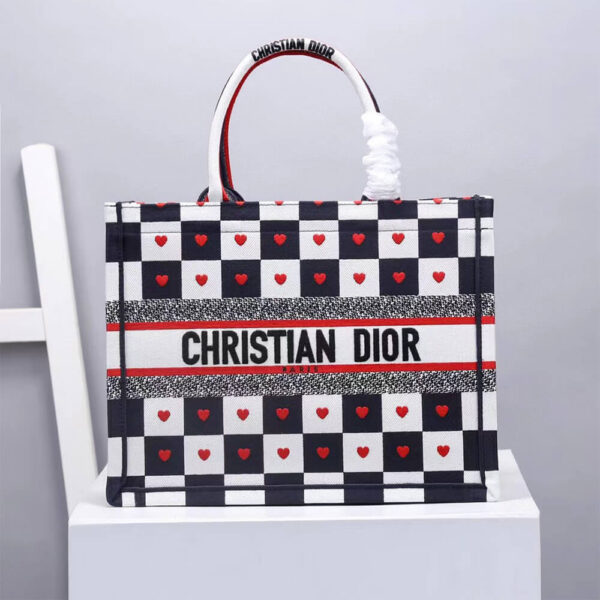 SMALL DIORAMOUR DIOR BOOK TOTE Medium grey - Image 2