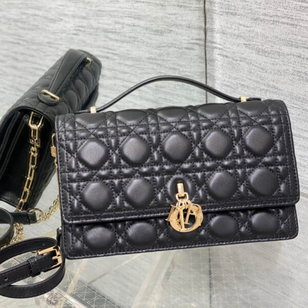 MISS DIOR TOP HANDLE BAG black - Image 2