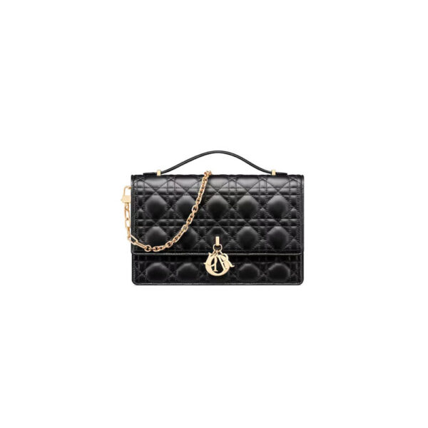 MISS DIOR TOP HANDLE BAG black