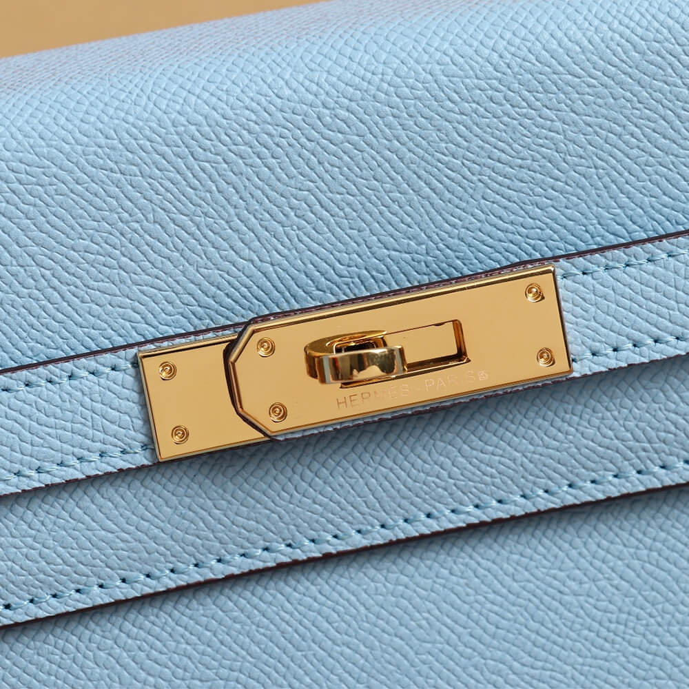 Hermes Kelly 25 Lake Blue - Image 7