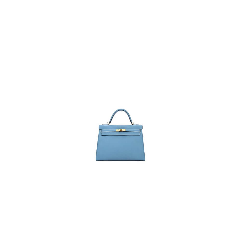 Hermes Kelly 25 Lake Blue