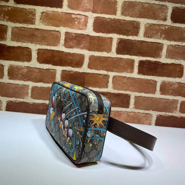 Disney x Gucci Donald Duck Print Belt Bag black - Image 4