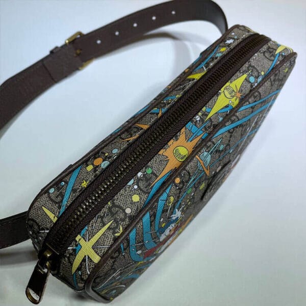 Disney x Gucci Donald Duck Print Belt Bag black - Image 6