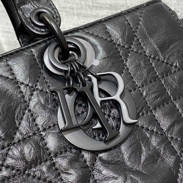 Dior Medium Lady D-Sire My ABCDior Bag black - Image 6