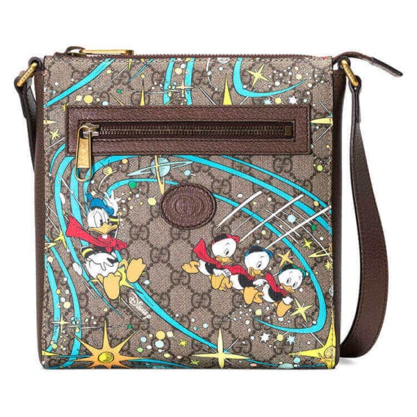 Disney x Gucci Donald Duck Messenger Bag black