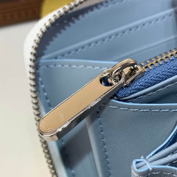 LV Zippy Wallet Lake Blue - Image 6