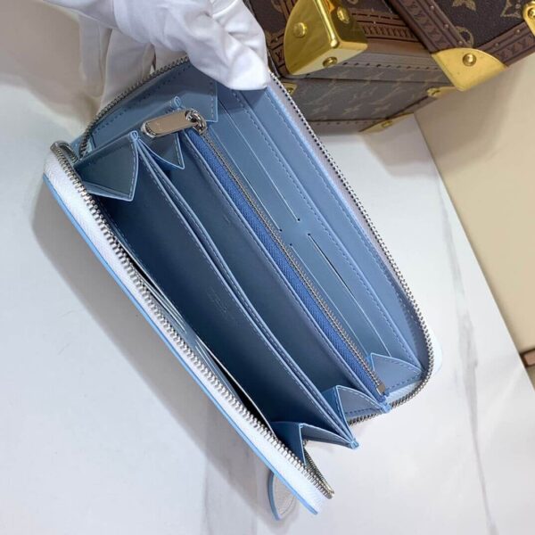LV Zippy Wallet Lake Blue - Image 8