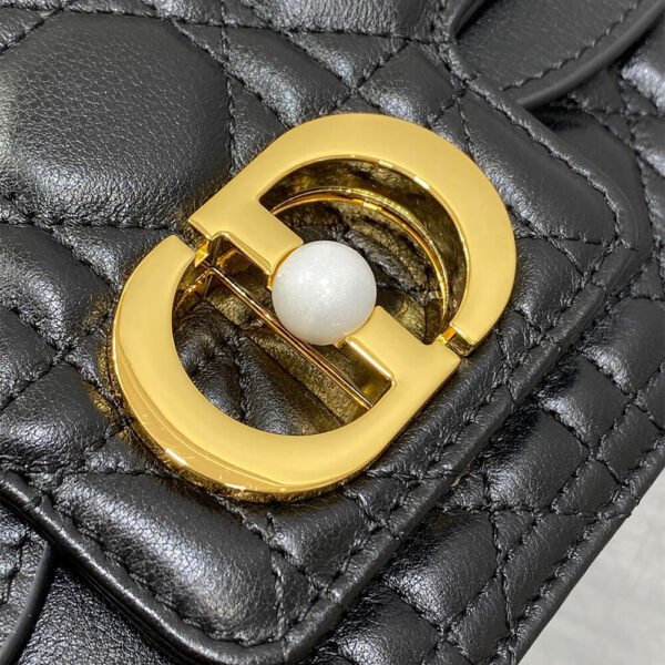 Small Dior Jolie Top Handle Bag black - Image 6