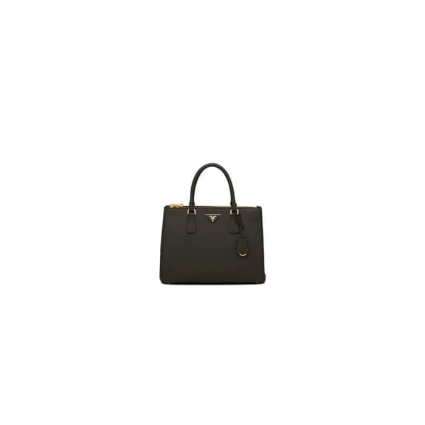 Large Prada Galleria Saffiano leather bag black