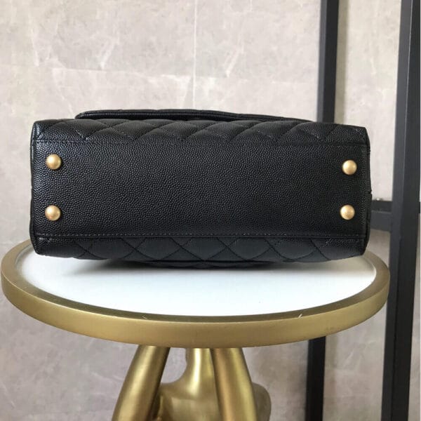 Chanel Coco handle flap shoulder bag PM black - Image 6