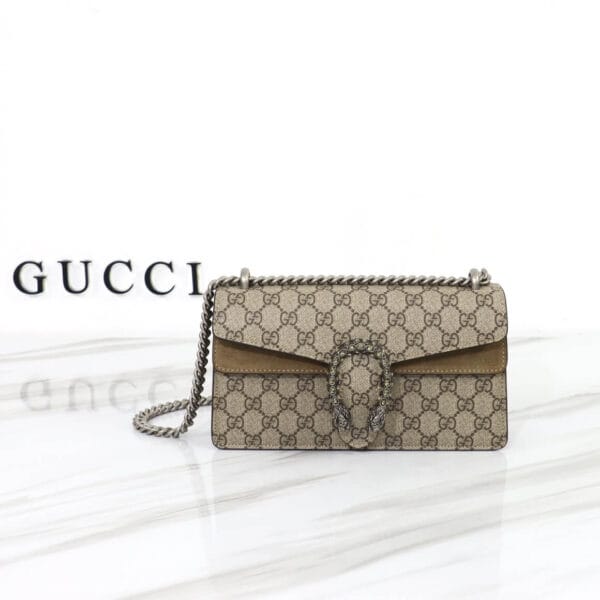 DIONYSUS SMALL GG RECTANGULAR BAG Beige - Image 2