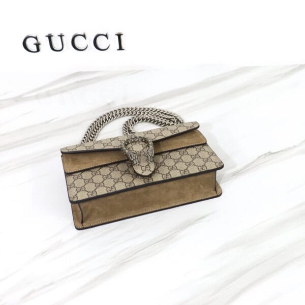 DIONYSUS SMALL GG RECTANGULAR BAG Beige - Image 6