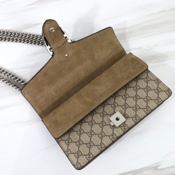 DIONYSUS SMALL GG RECTANGULAR BAG Beige - Image 7