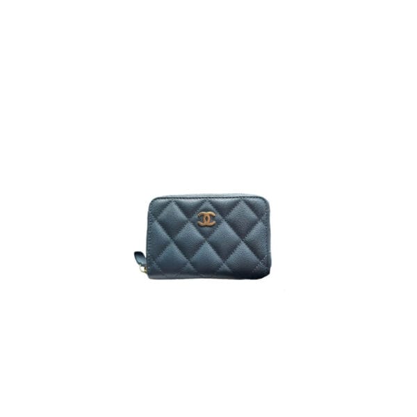 Chanel Classic Zipper Coin Wallet black