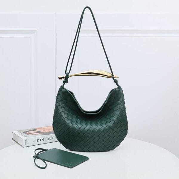 Bottega Veneta Medium Sardine Handbag Green - Image 2