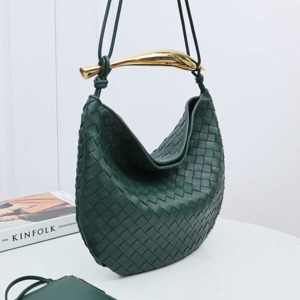 Bottega Veneta Medium Sardine Handbag Green - Image 3