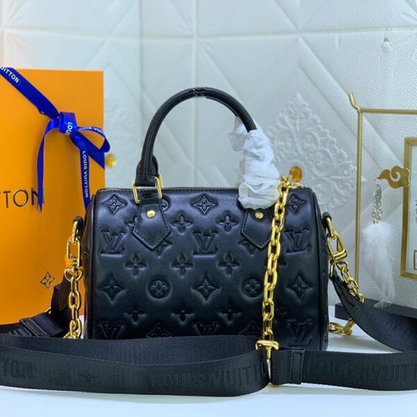 Louis Vuitton SPEEDY BANDOULIERE 22 black - Image 2