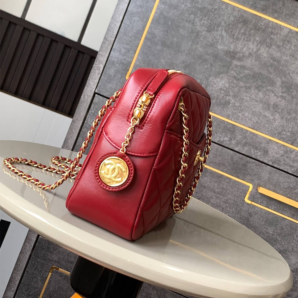 CHANEL large Camera Case Khaki - Image 3