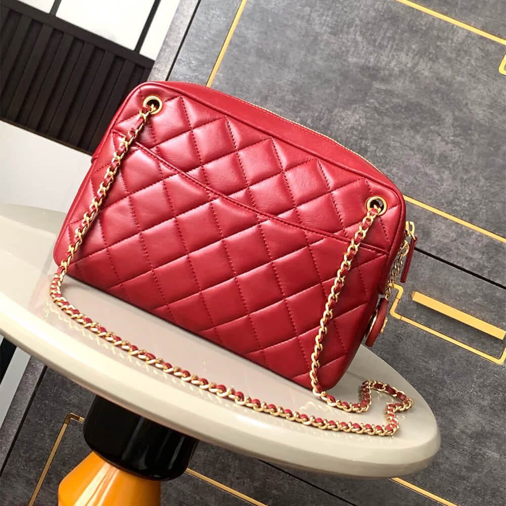 CHANEL large Camera Case Khaki - Image 4