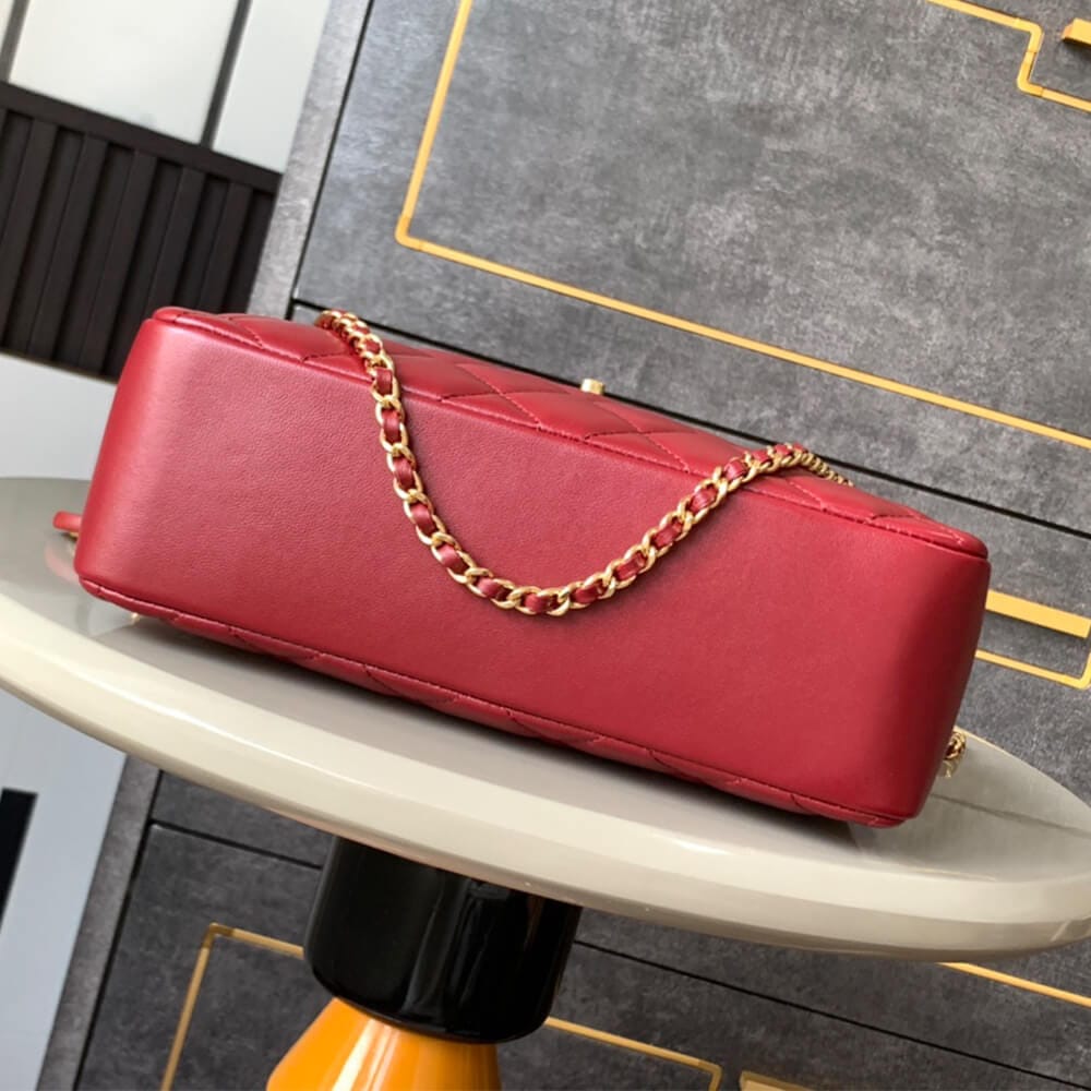 CHANEL large Camera Case Khaki - Image 5