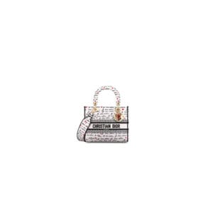 Dioramour Medium Lady D-Lite Bag White