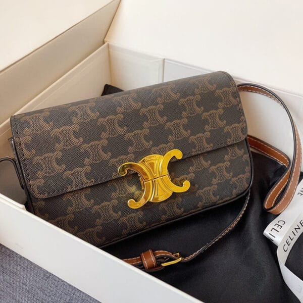 CELINE TRIOMPHE SHOULDER BAG black - Image 2
