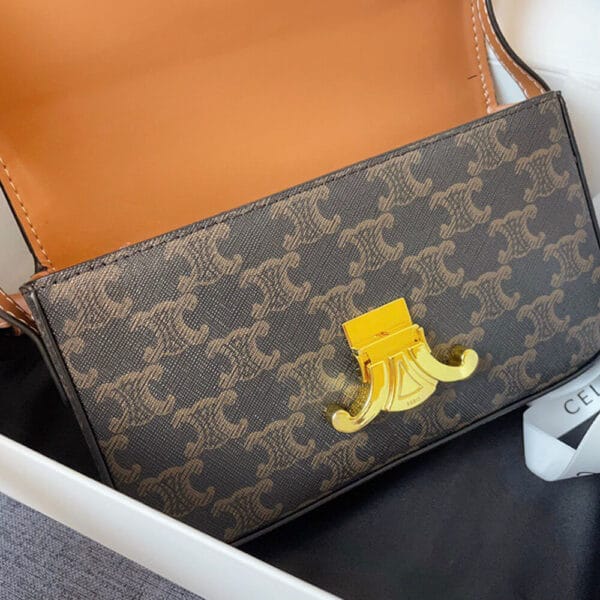 CELINE TRIOMPHE SHOULDER BAG black - Image 7