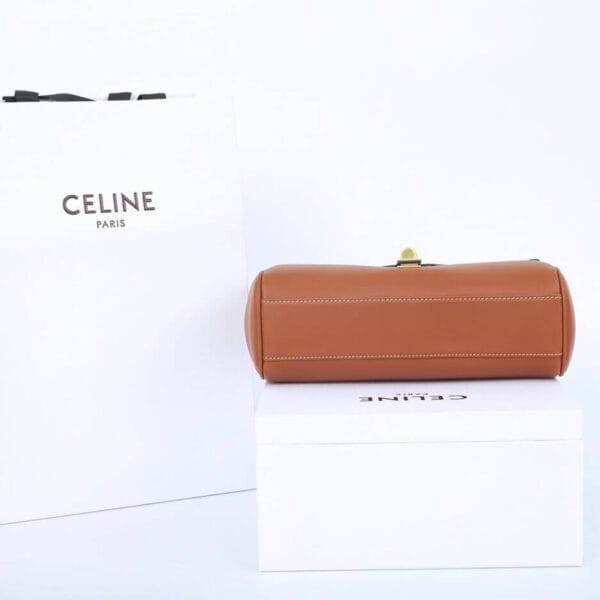 CELINE Teen 16 Soft in Supple Calfskin(High-end Grade) Lake Blue - Image 5