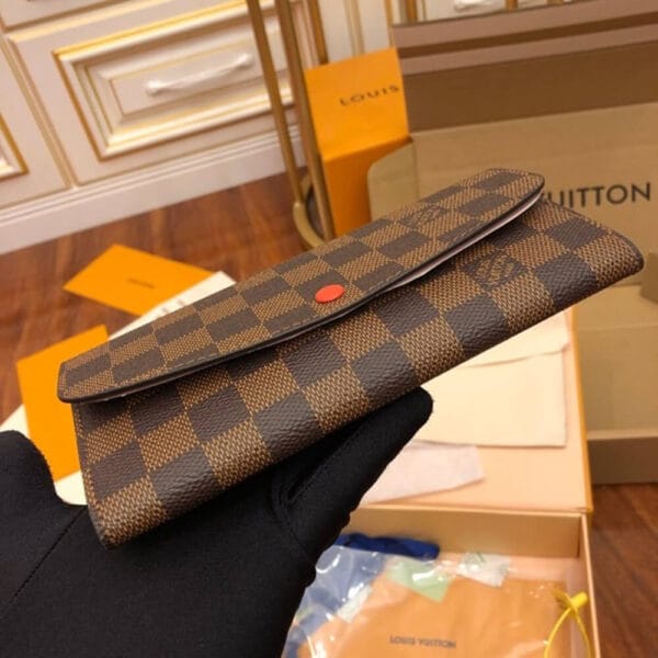 Louis Vuitton Emilie Wallet Beige - Image 4
