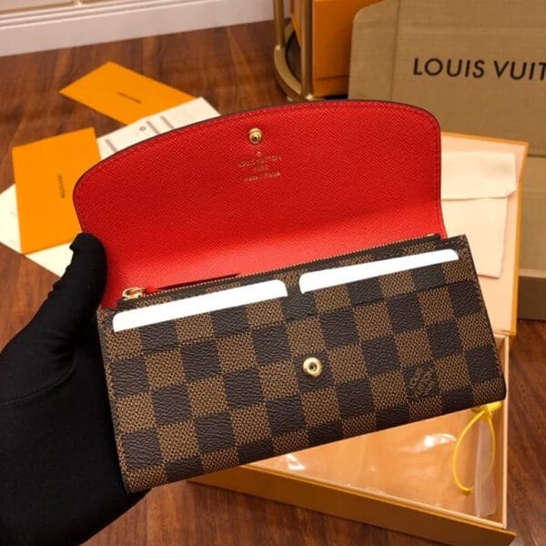 Louis Vuitton Emilie Wallet Beige - Image 8