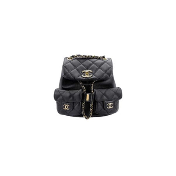 Chanel backpack black