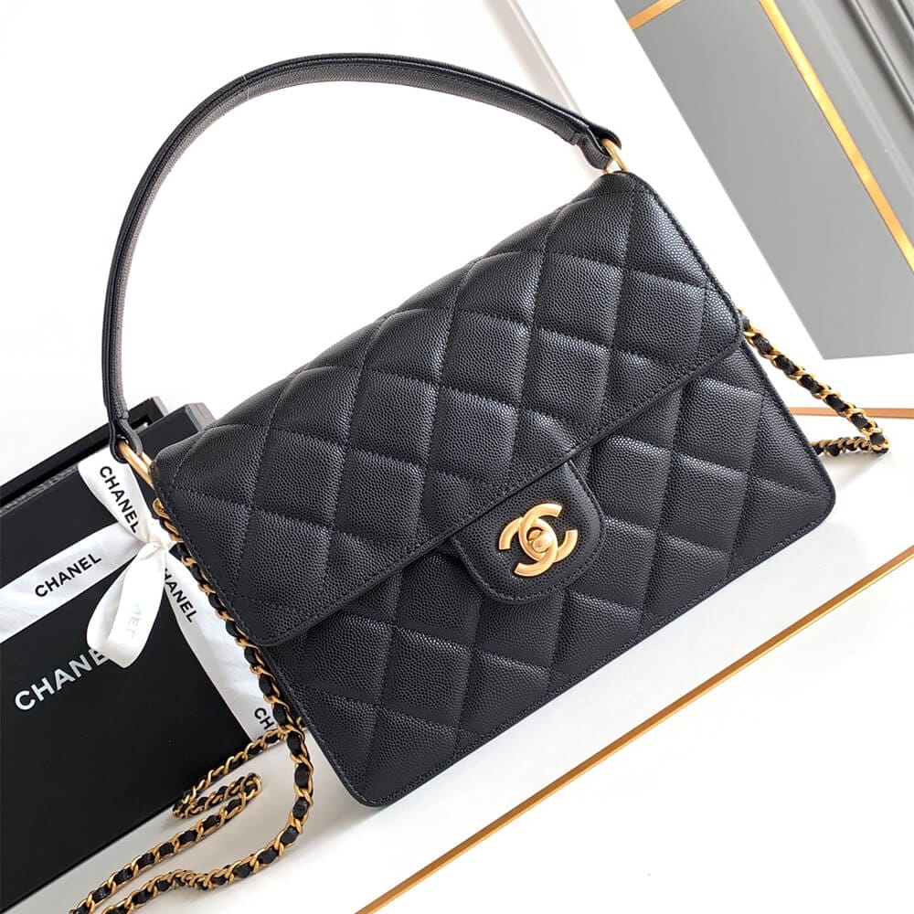 Chanel Large Handbag black - Image 2