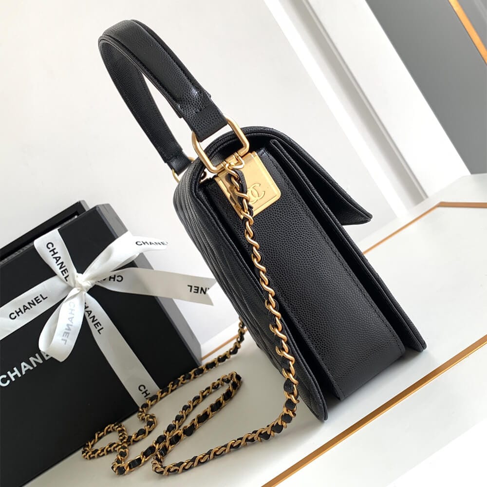 Chanel Large Handbag black - Image 3