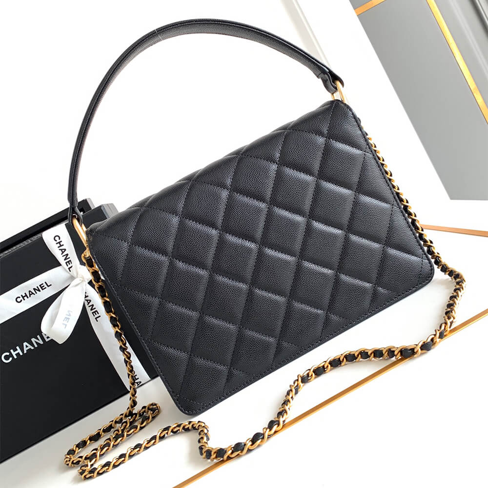 Chanel Large Handbag black - Image 4