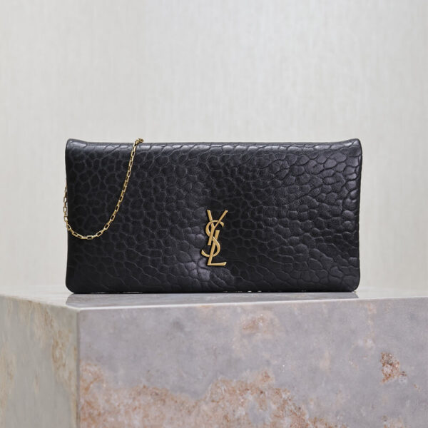 YSL CALYPSO GRAINED LAMBSKIN MINI BAG black - Image 2