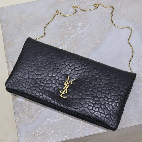 YSL CALYPSO GRAINED LAMBSKIN MINI BAG black - Image 6