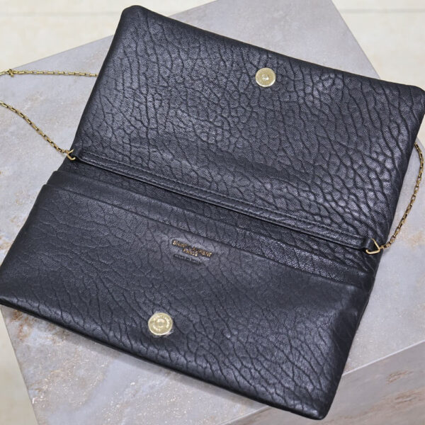 YSL CALYPSO GRAINED LAMBSKIN MINI BAG black - Image 7