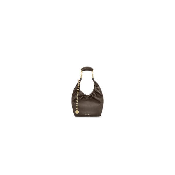 Loewe Small Squeeze bag in nappa lambskin black