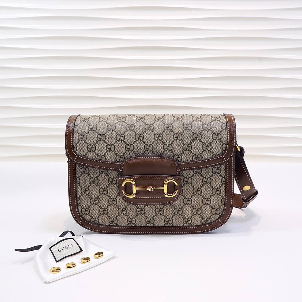GUCCI HORSEBIT 1955 SHOULDER BAG Beige - Image 2