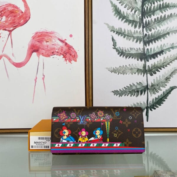 Louis Vuitton Sarah Wallet black - Image 2