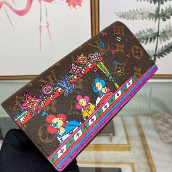 Louis Vuitton Sarah Wallet black - Image 6