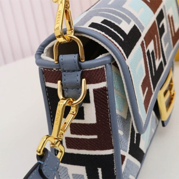 Fendi Baguette(high-end grade) Lake Blue - Image 7