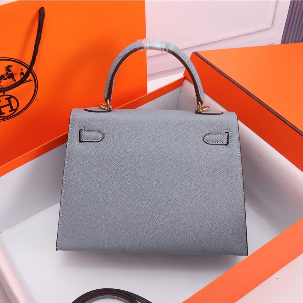 Hermes Kelly 25 Medium grey - Image 4