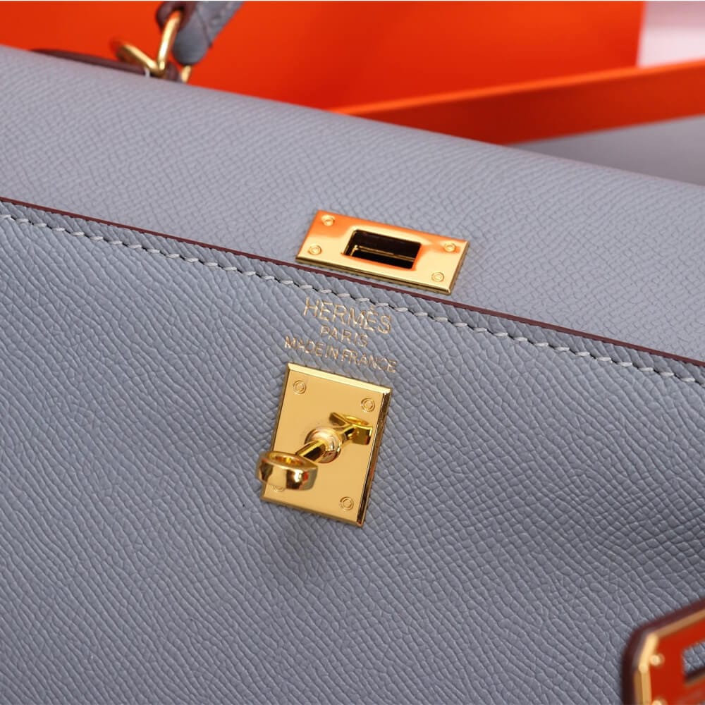 Hermes Kelly 25 Medium grey - Image 5
