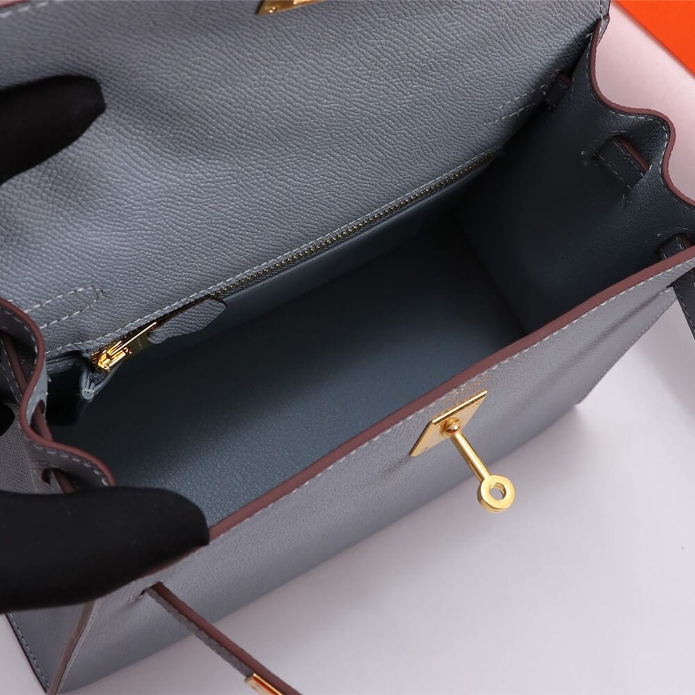 Hermes Kelly 25 Medium grey - Image 8