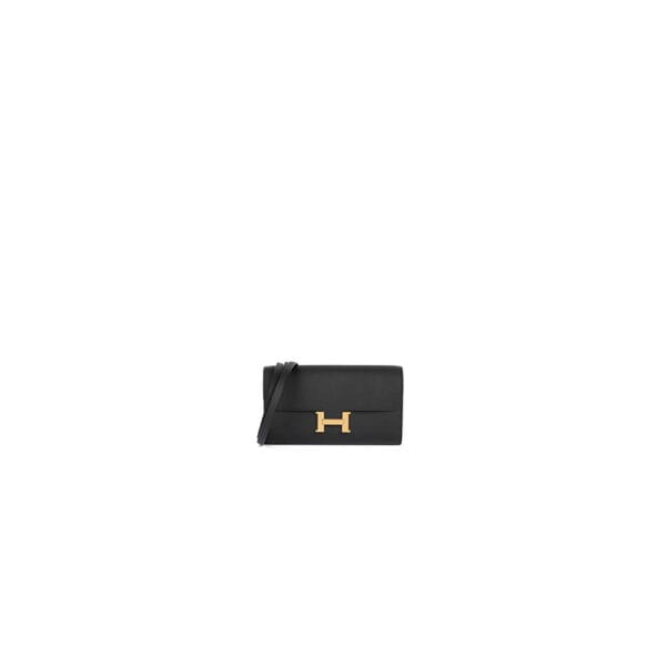 Hermes Constance wallet black